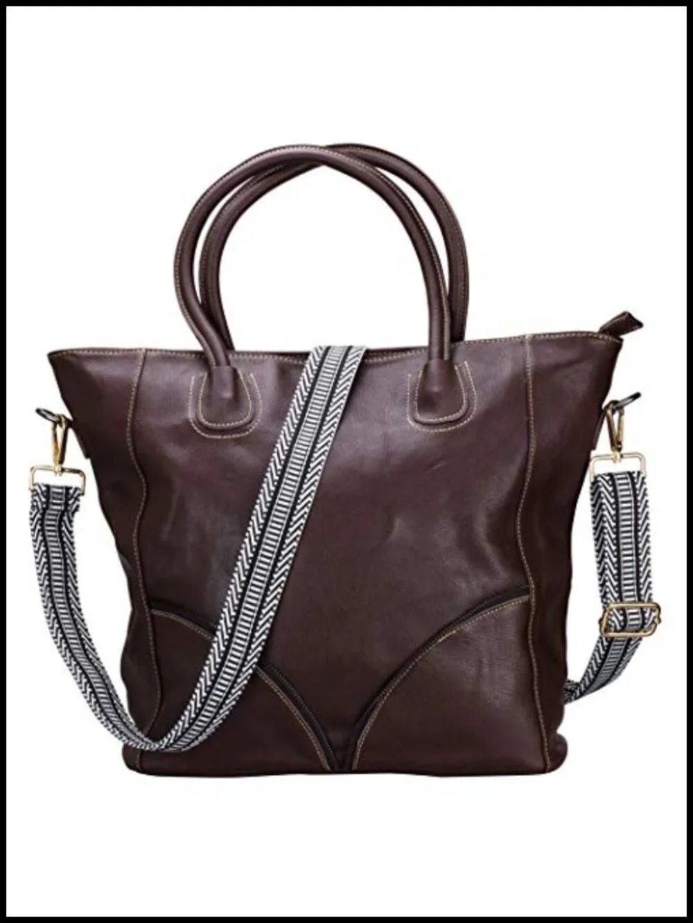 Adjustable Jacquard Woven Bag Strap - Wide Crossbody Purse Replacement